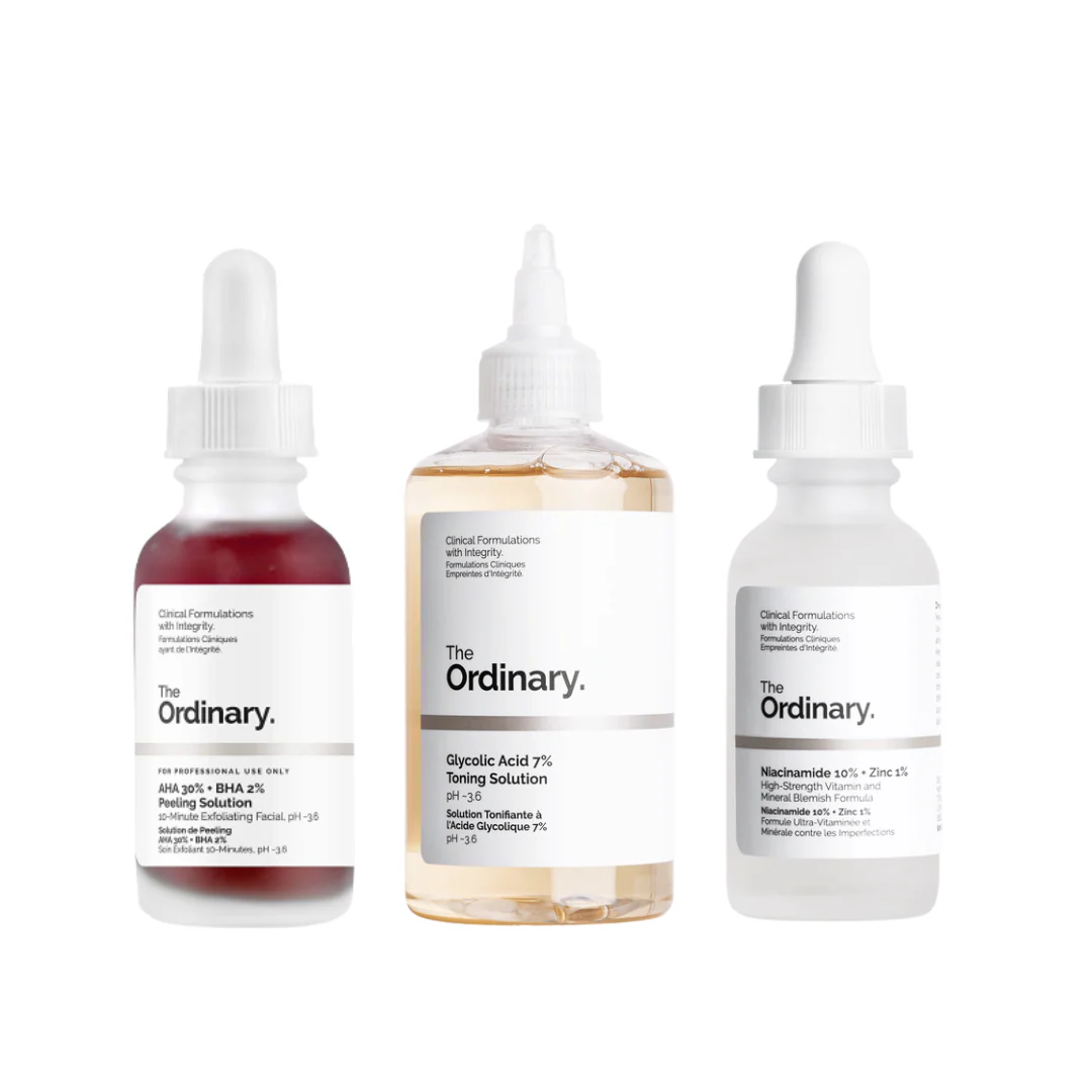 Glycolic Acid + Peeling + Niacinamide Trio