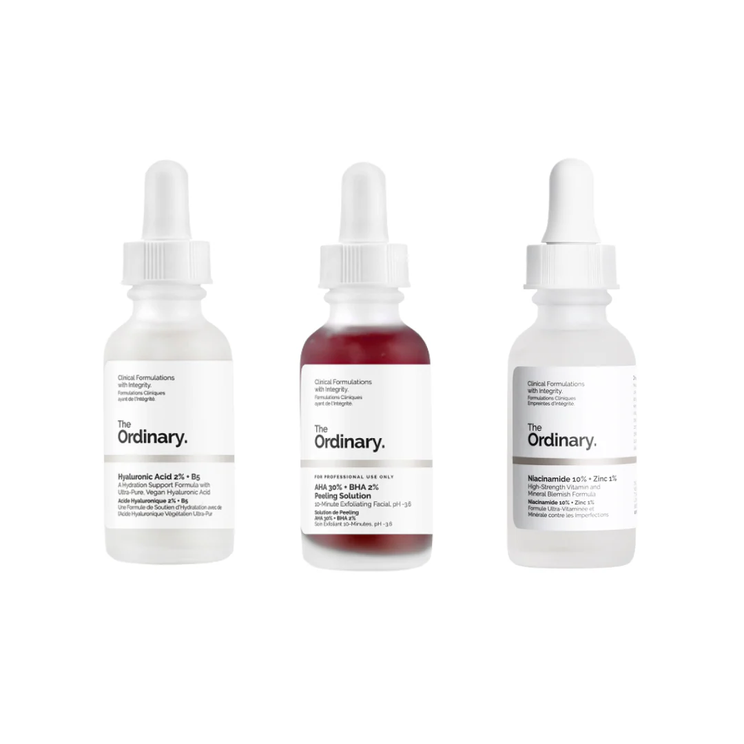Peeling + Niacinamide + Hyaluronic Trio